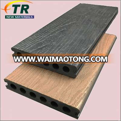 Reycled material composite outdoor WPC engineered flooring